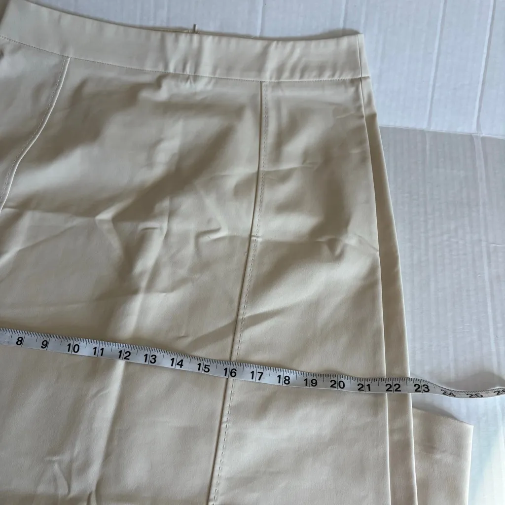NWT Mango cream Paneled Maxi Skirt US 12 - Image 13
