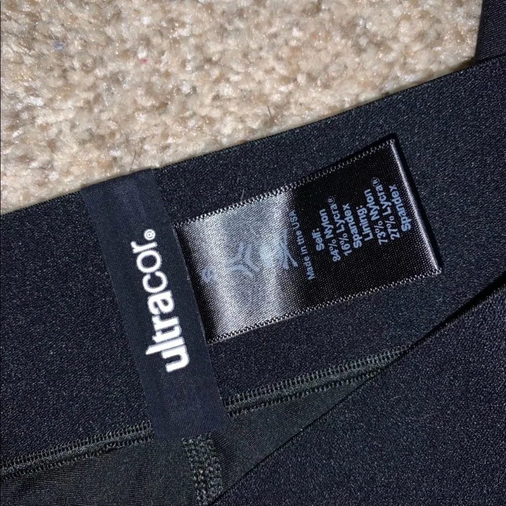 NWOT Ultracor x Soulcycle high knockout patent nero silver pop skull leggings sm - Image 5