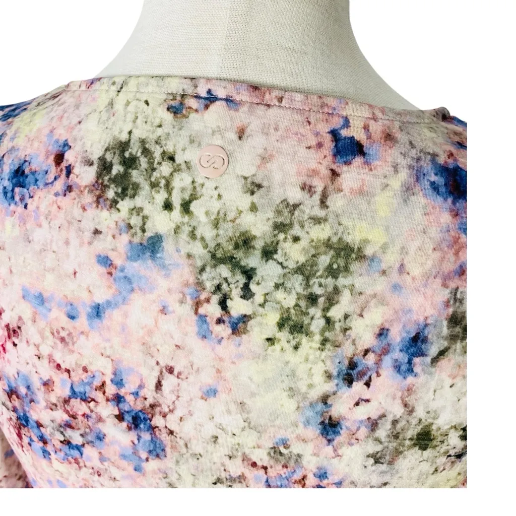 CALIA CARRIE UNDERWOOD Floral Wrap Top Pink - Image 8