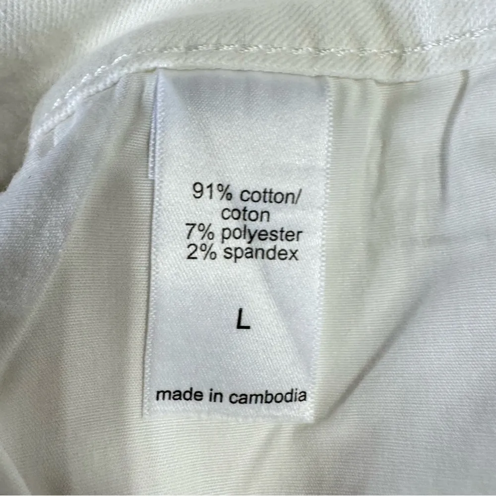 Off white High Rise Ankle Jeggings by M Jeans Maurice’s Rolled Hem Curvy - Image 9