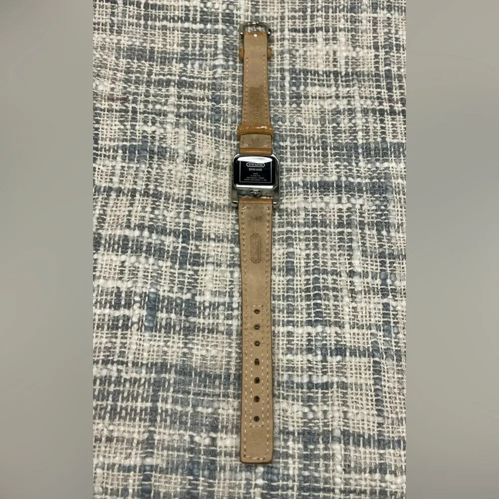 Vintage  Wrist Watch #0255 - Stainless Steel/Tan Leather Strap - NIB - Image 12