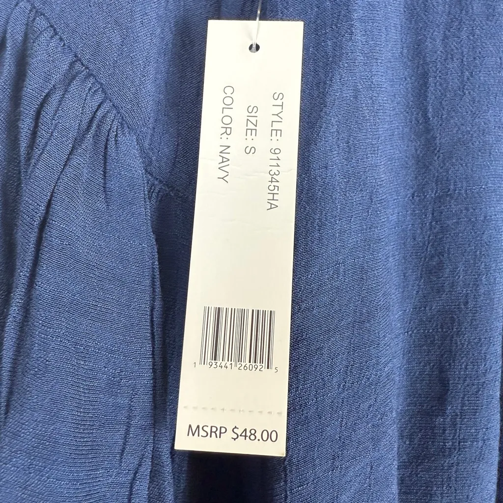 Counterparts Blue Boho Blouse - Image 6