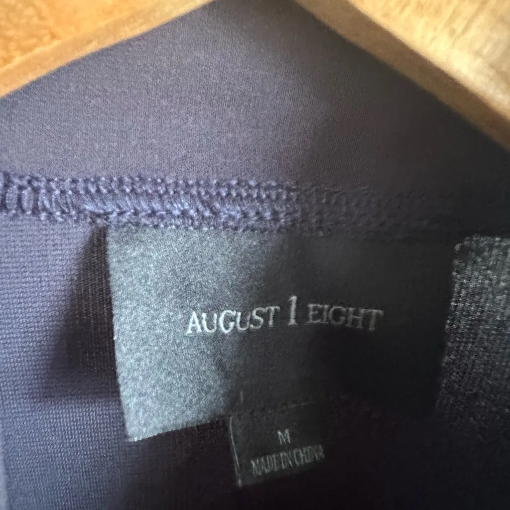 AUGUST 1 EIGHT NAVY BLUE AMD PURPLE TOP. Size M - Image 3