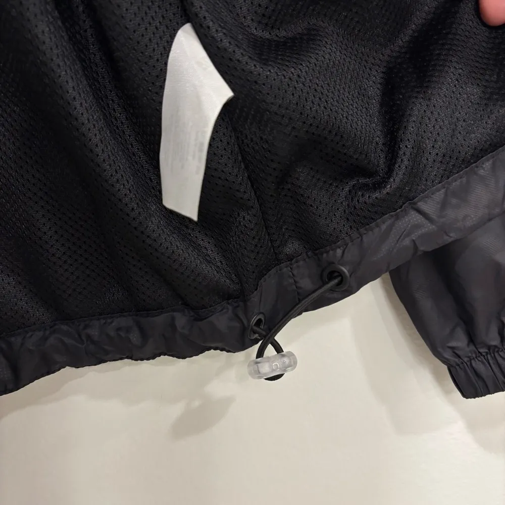 Zyia Active Lightweight Windbreaker Full Zip Black Camo Iridescent Strip Running - Image 9