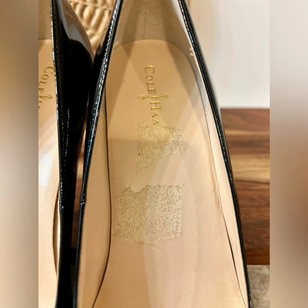 Cole Haan Round Toe Patent Leather Carma Pumps Size 7.5 - Image 9