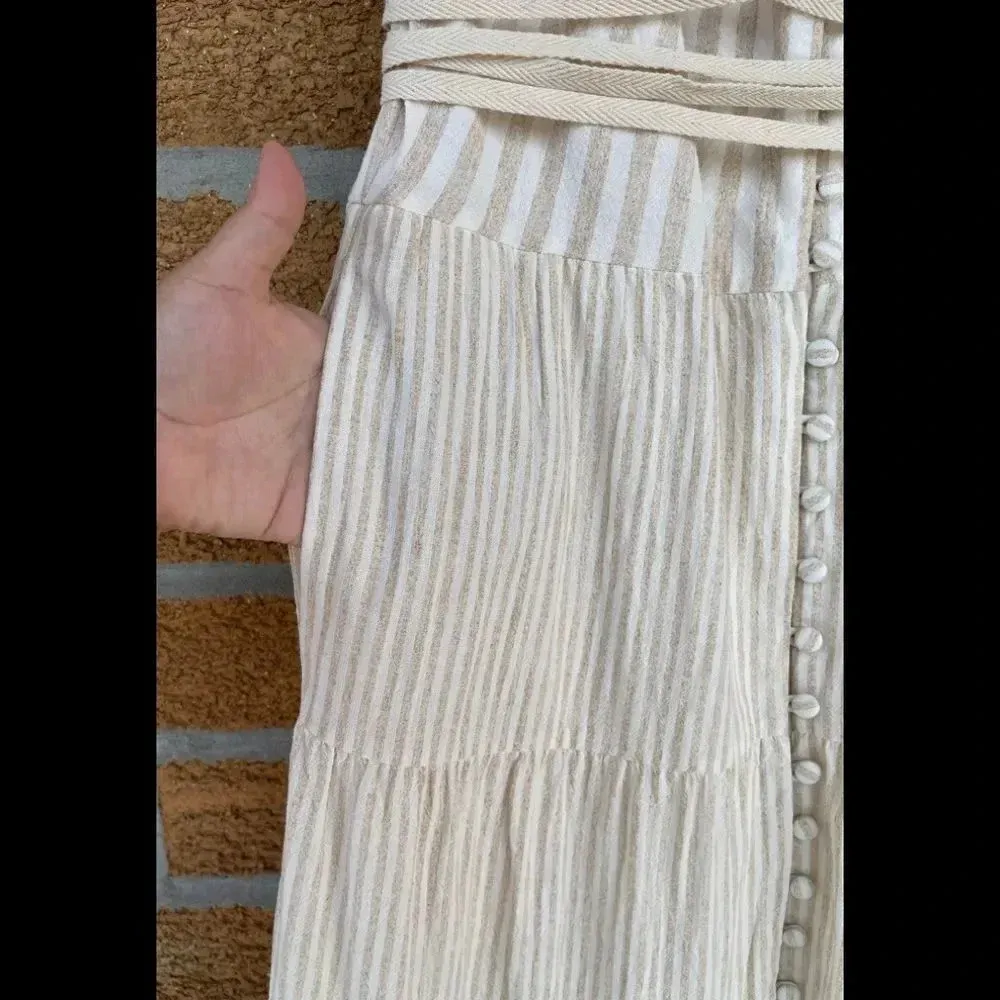 HANSEN & GRETEL Roberta Dress small Tan - Image 12