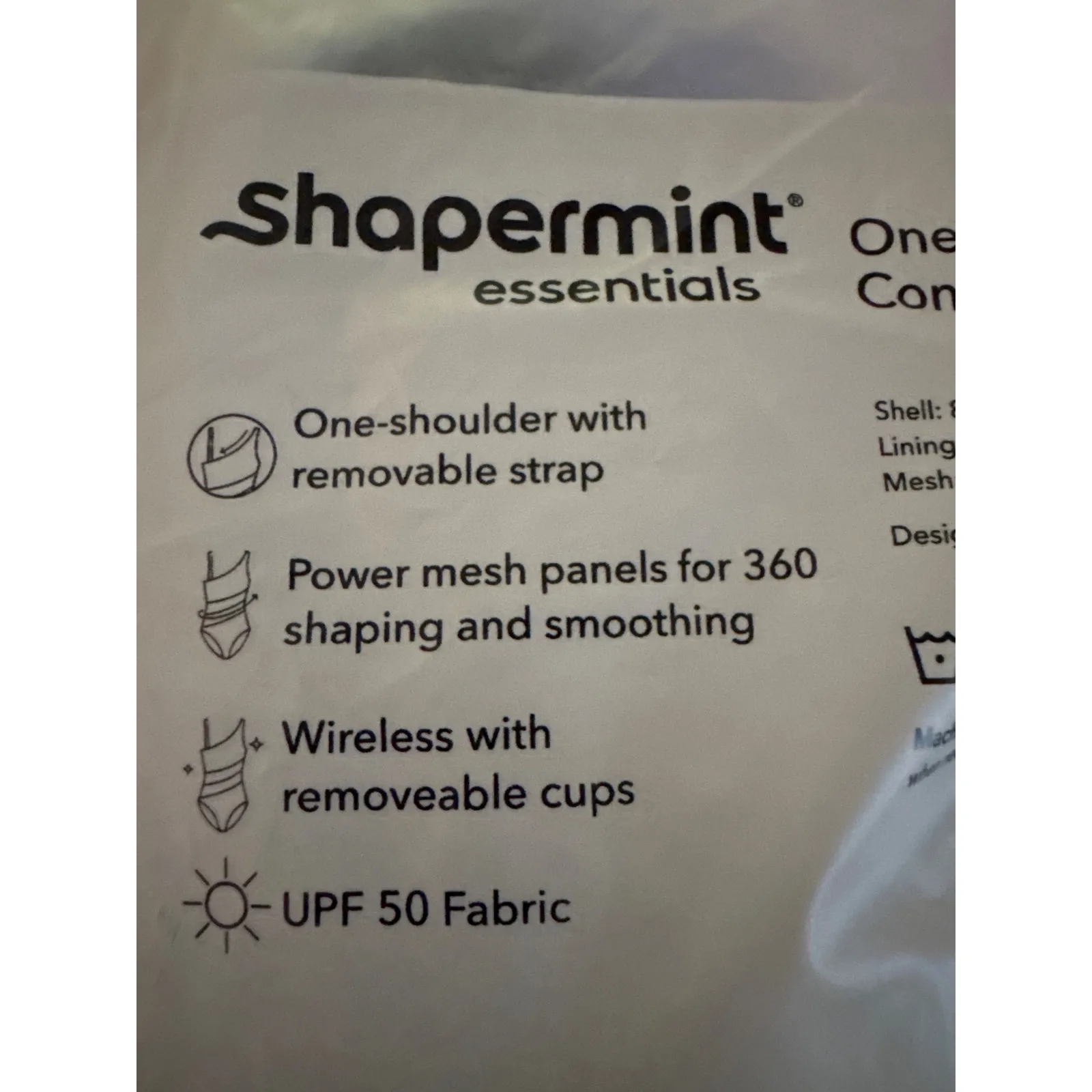 Brand New Shapermint Essentials Women's 3X Teal/Green One Piece Control Swimsuit Green - Image 9