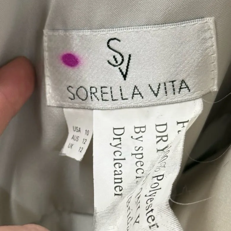 Sorella Vita artic blue bridesmaid maxi dress 9030 Size 10 - Image 10