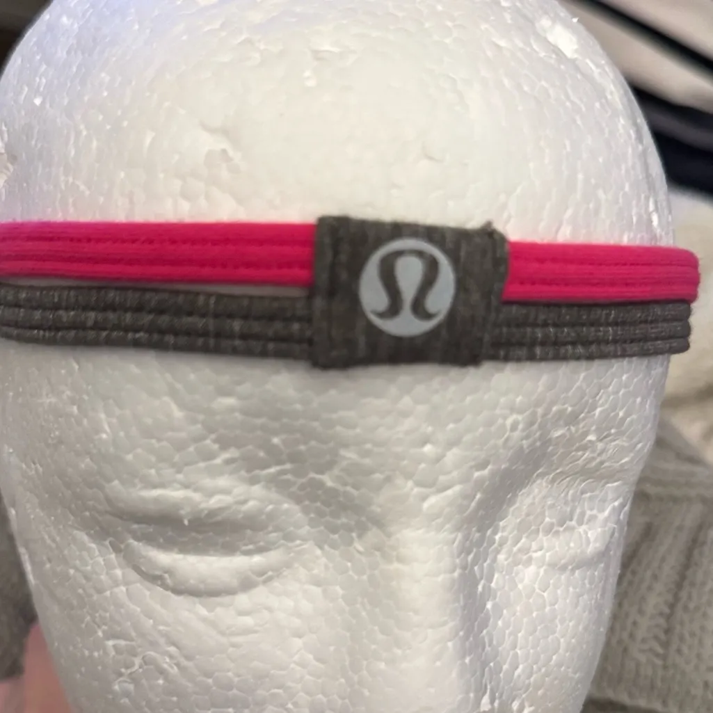Lululemon DANCE! Headband RARE in Berry/Heathered Grey - Image 3