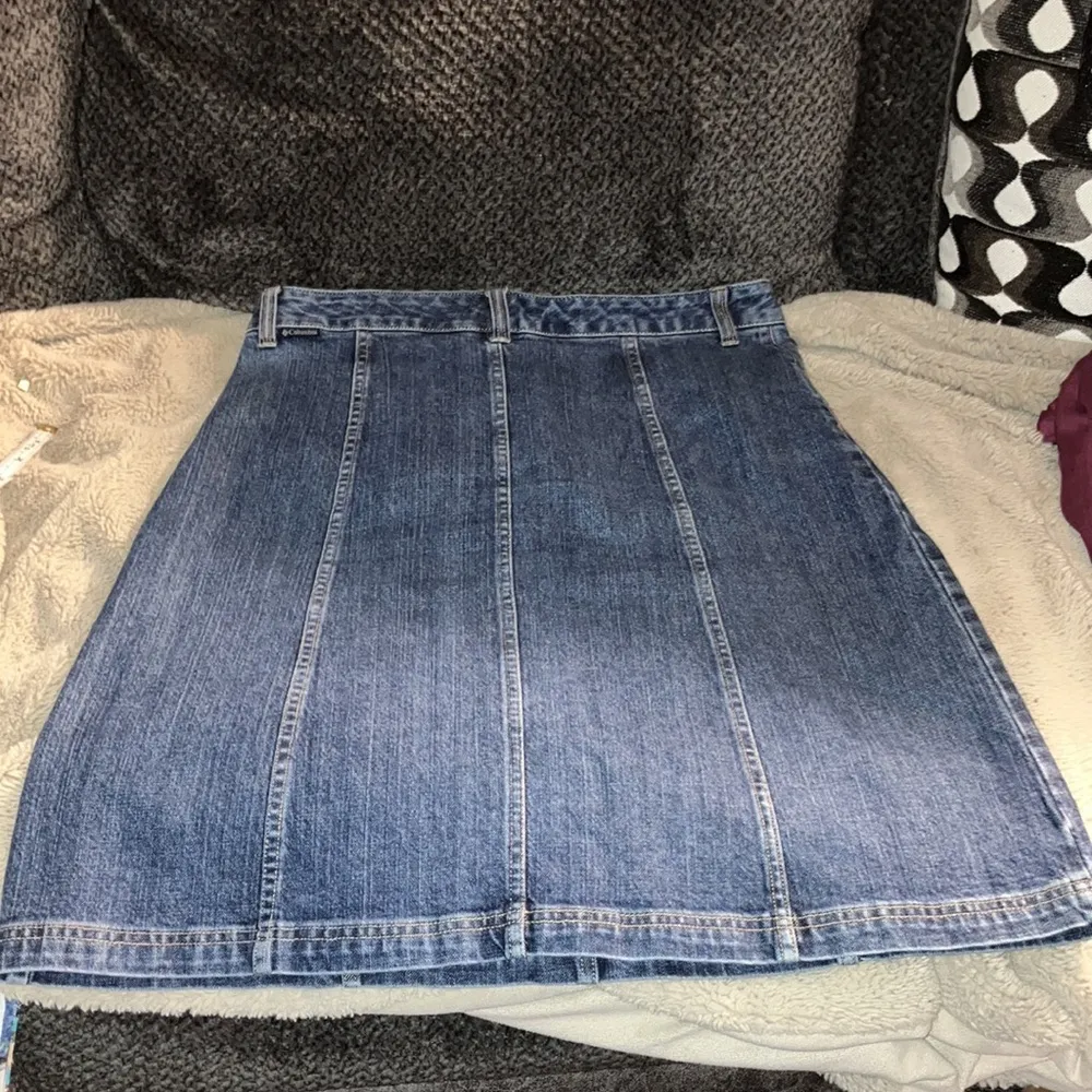 Columbia A-line Denim Skirt, size 12 - Image 3