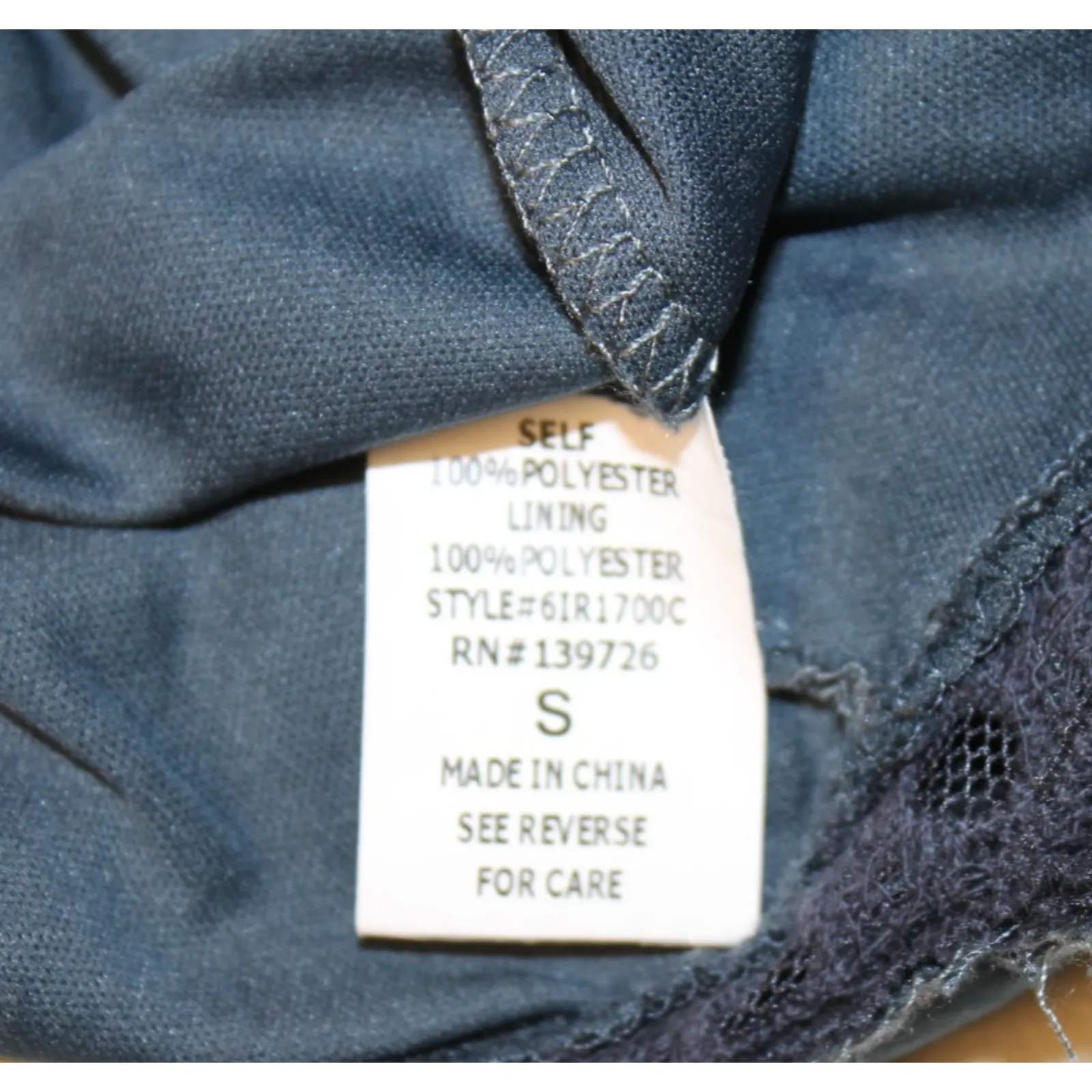 Honey Punch Navy Blue Sheer Mesh Lace Romper Fairy Grunge Ethereal Boho Size‎ S - Image 9