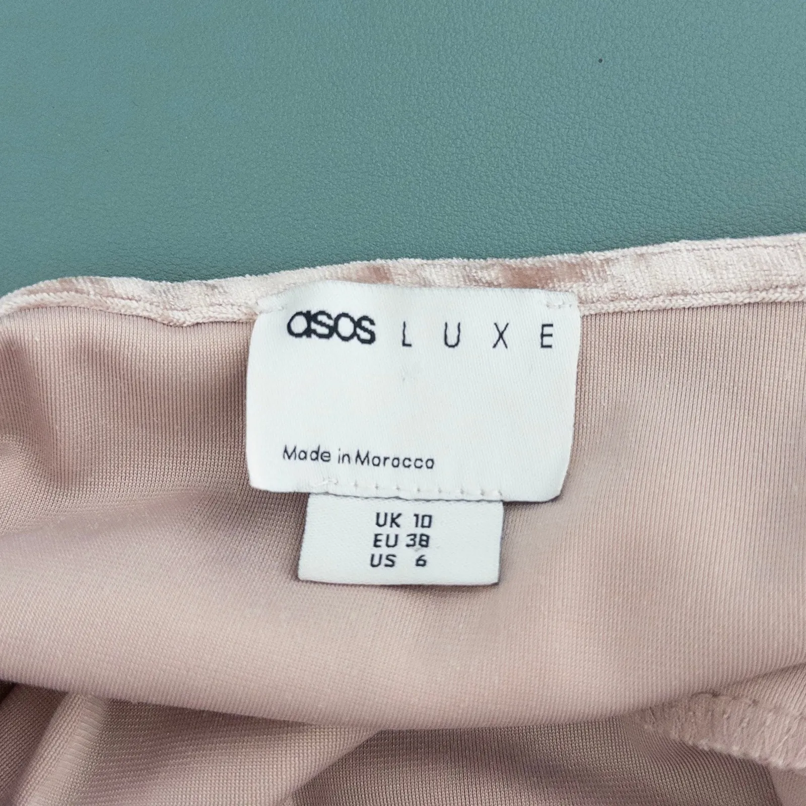 Y2K ASOS Womens Babydoll Dress Size‎ 6 Pink Velvet Fairy Romantic Coquette Hoco - Image 7