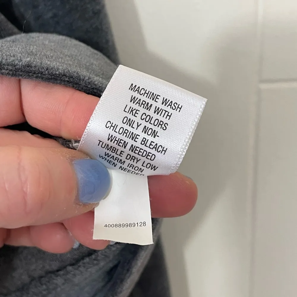 Croft & Barrow Grey Velour Full Zip Track Jacket ~ Athleisure ~ Size M - Image 8