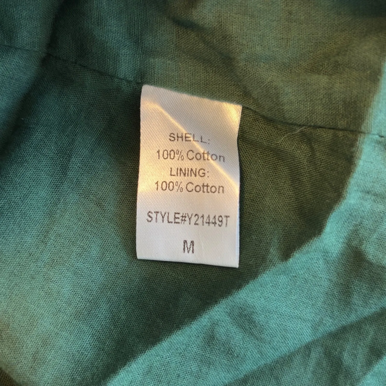 Tuckernuck Pomander Place Dress M Ceci Smocked‎ Long Sleeve Green Tiered Boho Size M - Image 10