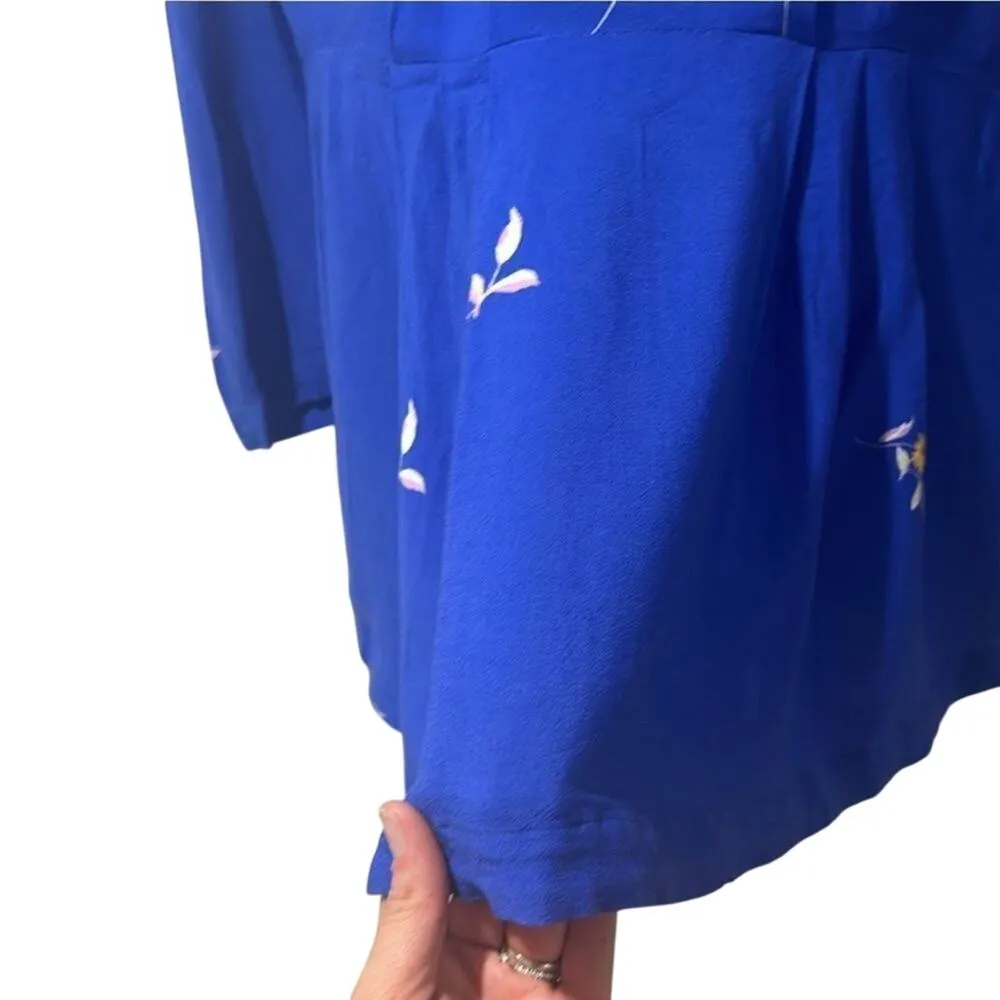 Free People Gemma Blue Tunic / Minidress, Size Small, Great Pre-owned Condition - Image 10