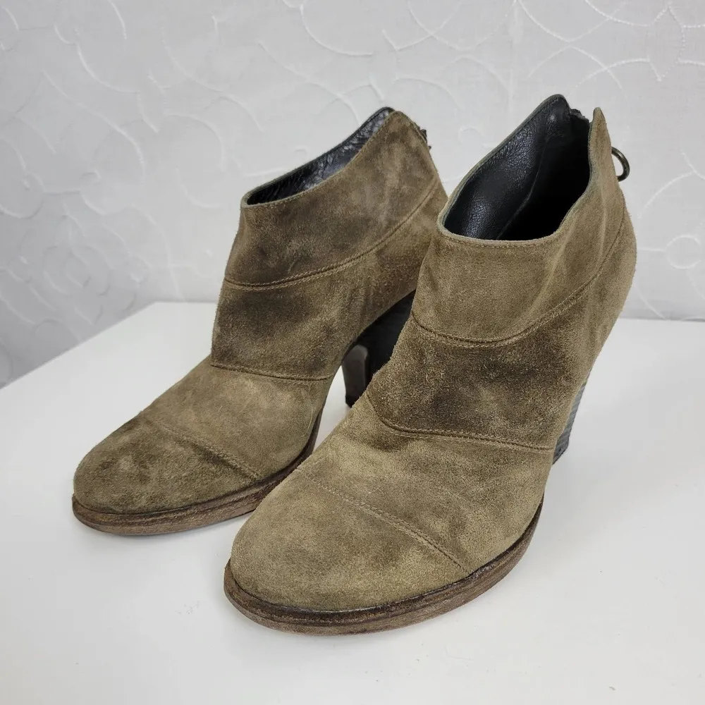 Fiorentini & Baker Womens Boots Size 40 Brown Suede Back Zip Ankle Heels - Image 67