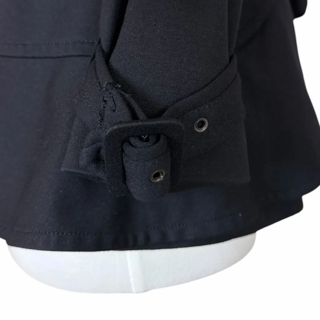 INC International Concepts Black Ponte Ruffle Peplum Jacket Women’s Size Medium - Image 7