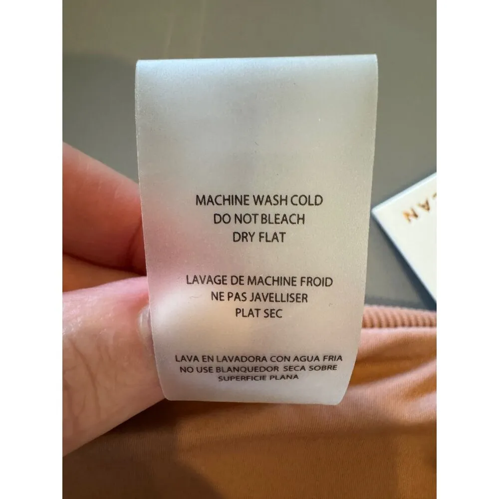 Good American Bikini Bottom Women 2X Desert Rose Rib Better Cheeky‎ NWT Swimwear - Image 9