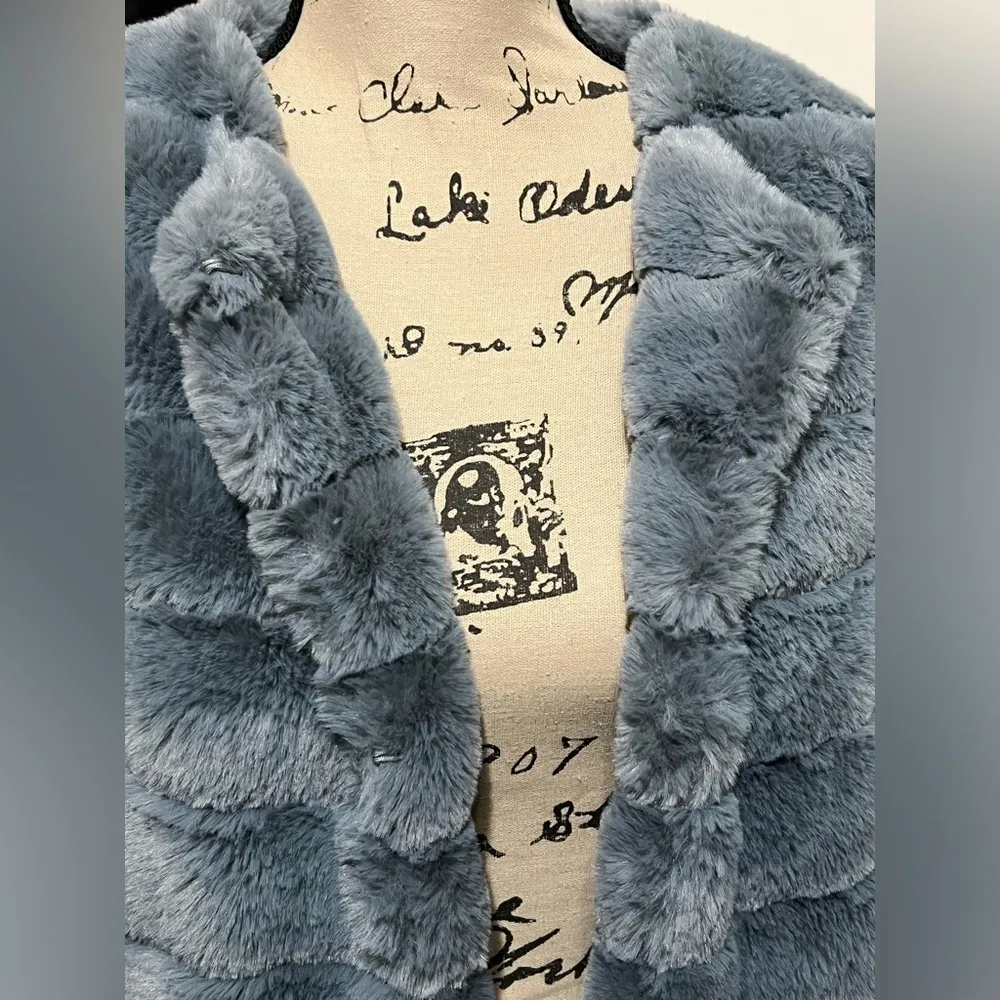 NWT  Anything For You Quilted Faux Fur Coat by Steve Madden sz M - Image 13