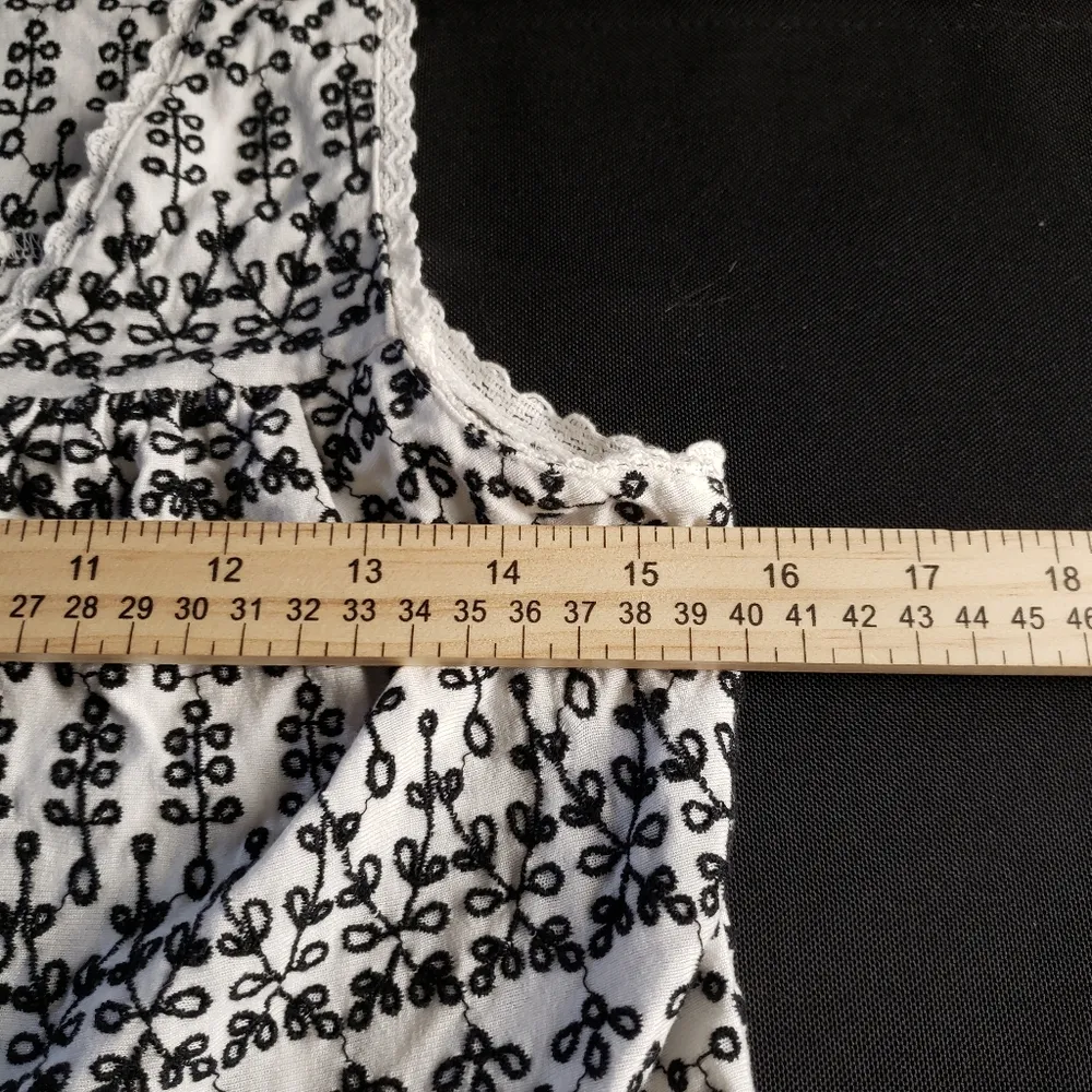 Anthropologie Maeve Embroidered Peplum‎ Tank Top XS - Image 5