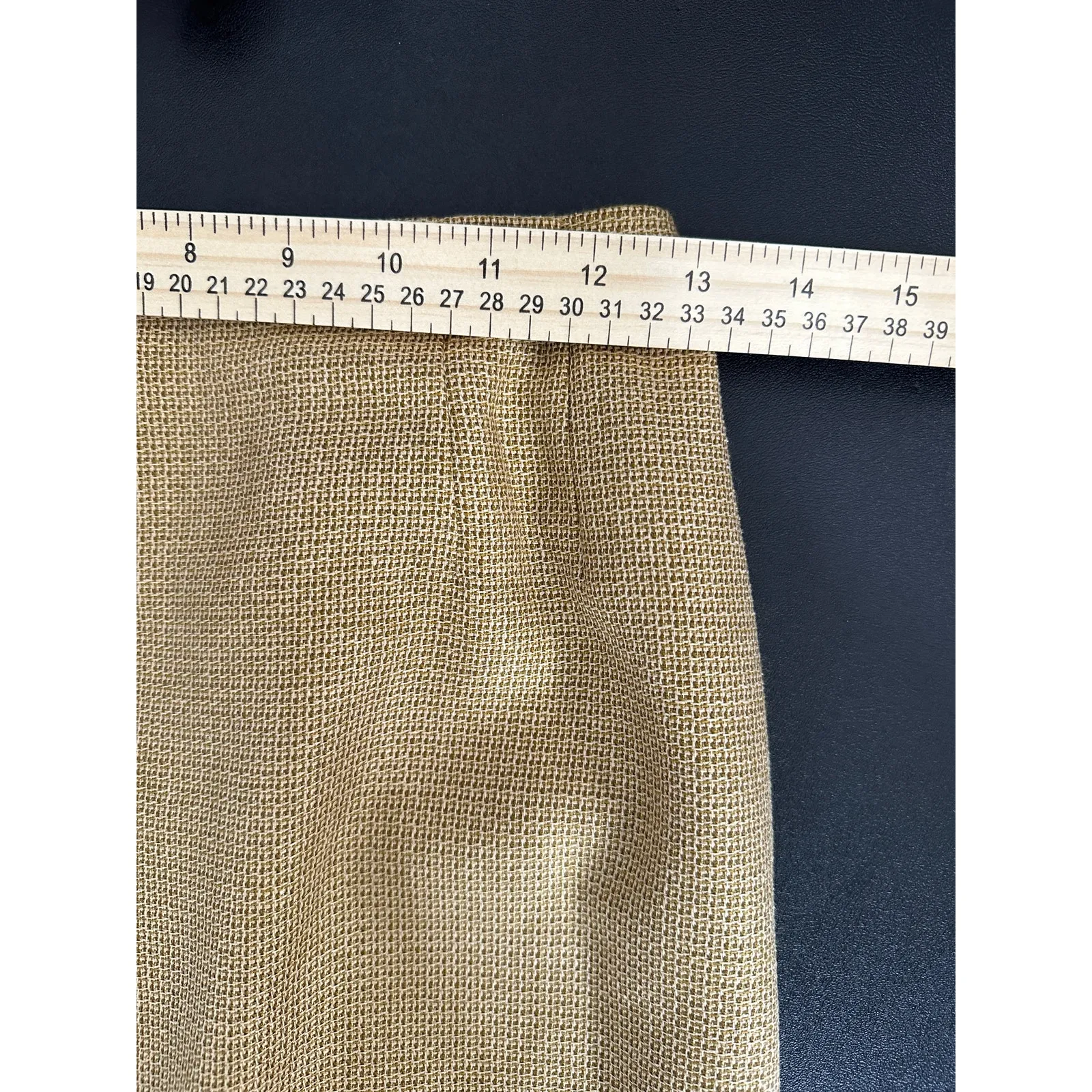 Linda Allard Yellow Pencil Skirt Women Size 2 Silk Wool Career Office Academia - Image 7