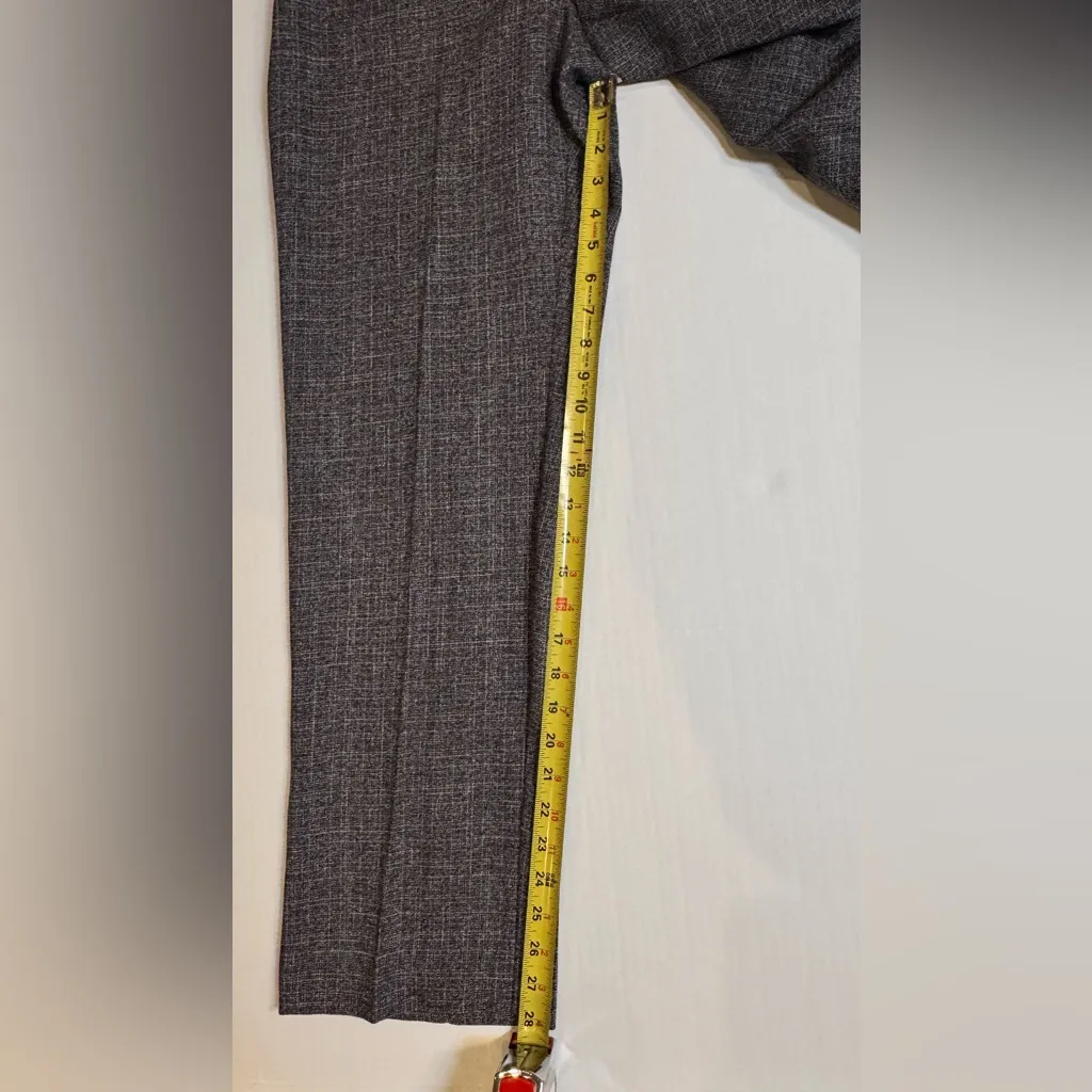 Sag Harbor Gray Pant Suit Women’s 12 Career Officecore Work Set Classic Capsule - Image 12