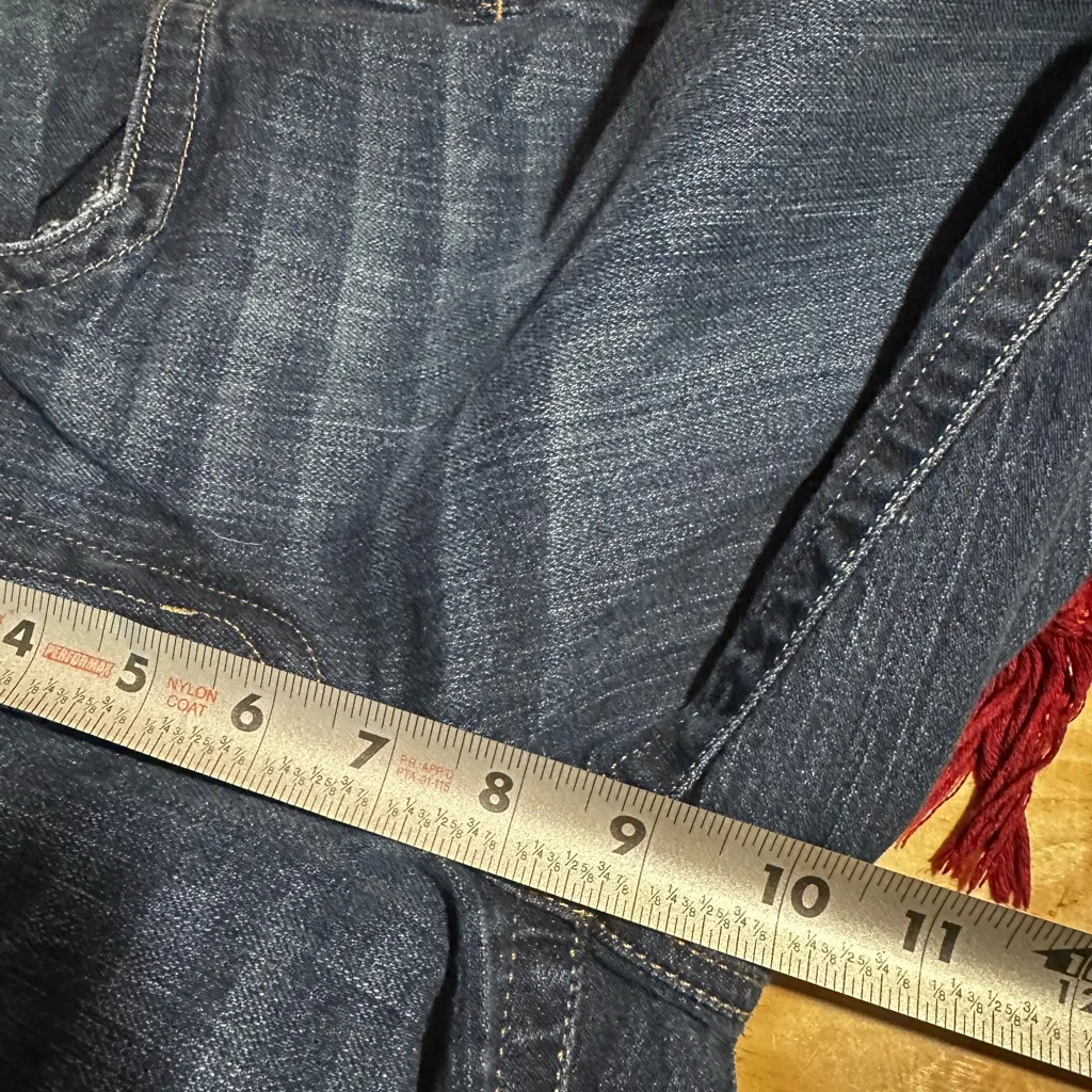 Eddie Bauer midrise dark wash bootcut jeans size 10 90,s - Image 8