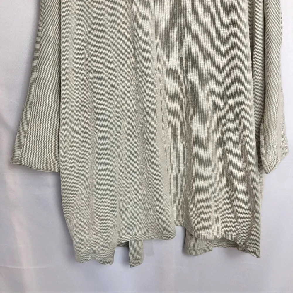 Anthropologie DONNI One Size Ribbed Cardigan Sweater Coat with Pockets OSFA - Image 9