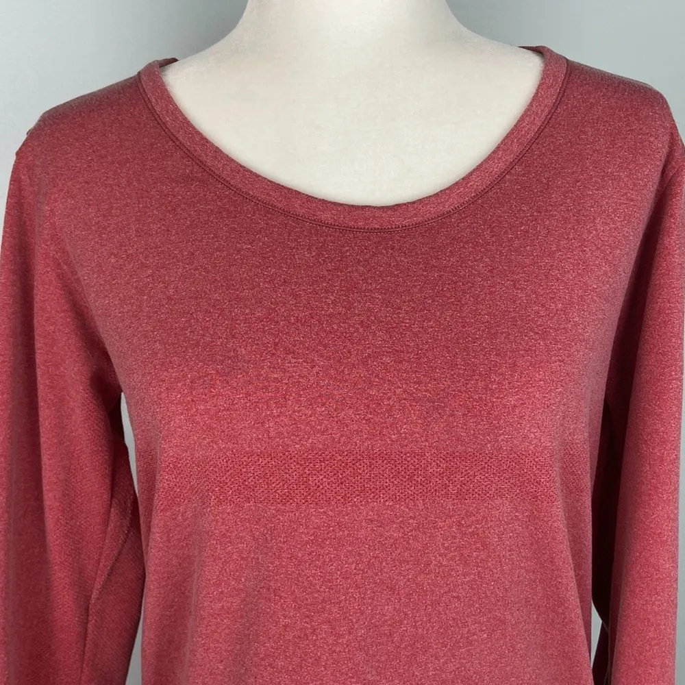 Zyia Red Heather Performance Long Sleeve T Size XL - Image 4