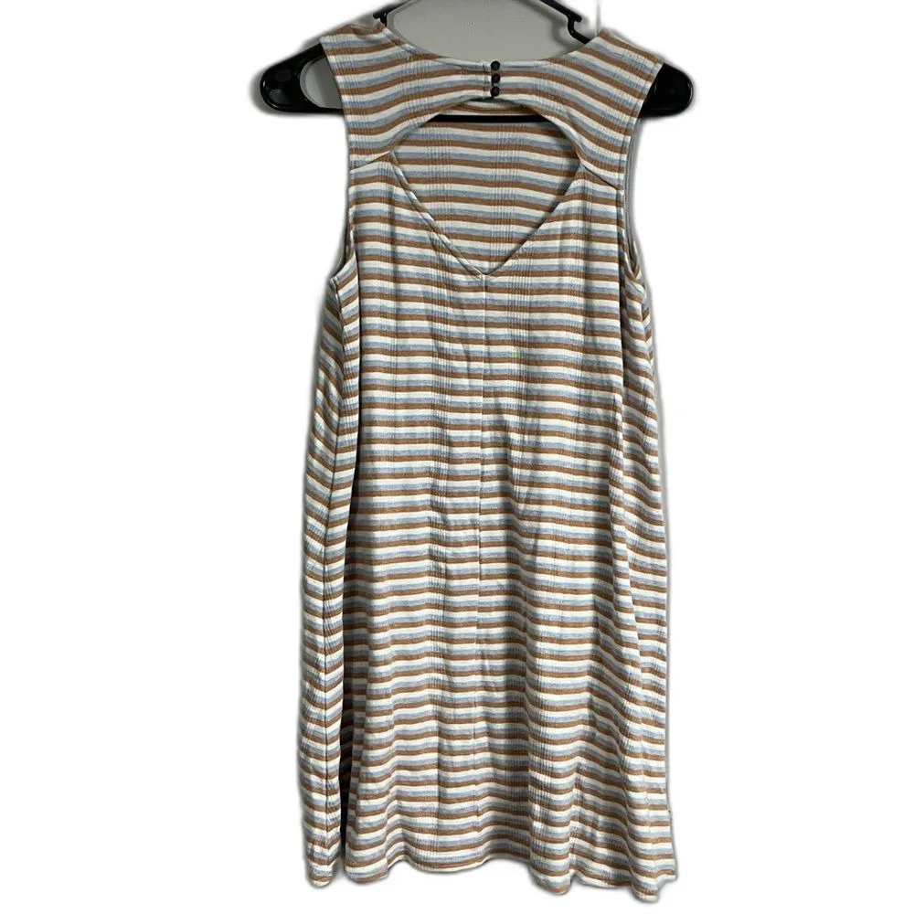 American Eagle Open Back Swing Tank T-Shirt Sleeveless Striped Dress Size Small - Image 6