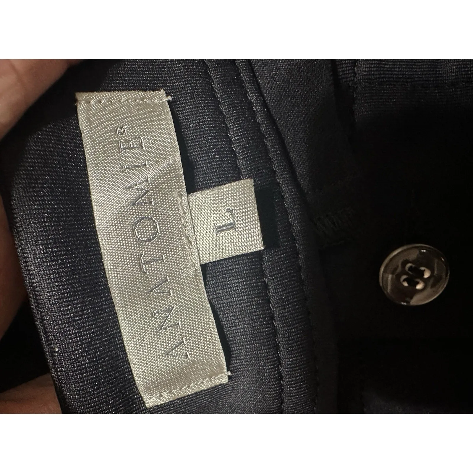 Anatomie Ipant Hybrid Zip Front Slim Fit Pant Black NWOT Size L Size L - Image 8