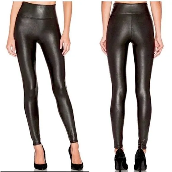 NEW SPANX Faux Leather Leggings S - Image 2