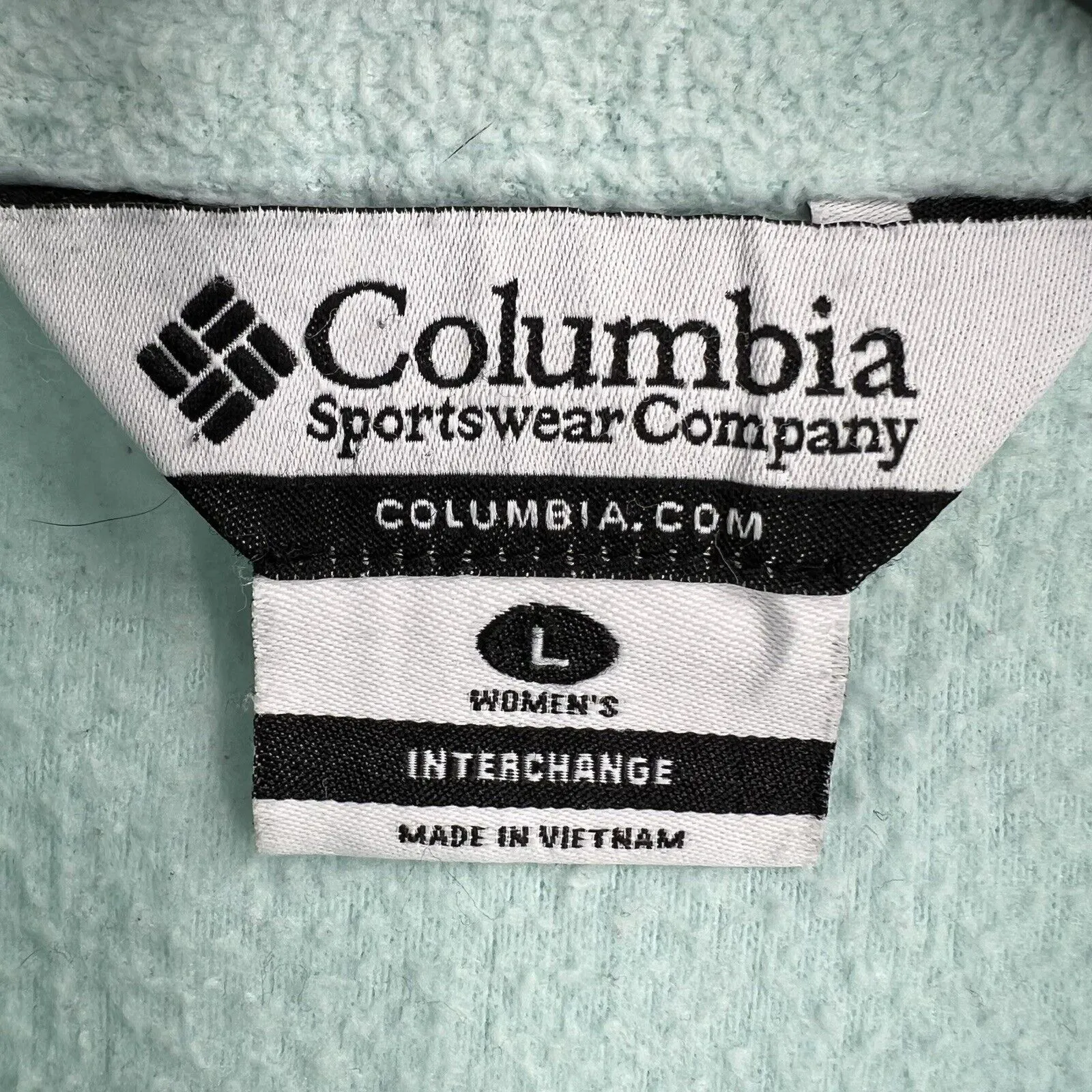Columbia‎ Blue Interchange Fleece Jacket Large - Image 7