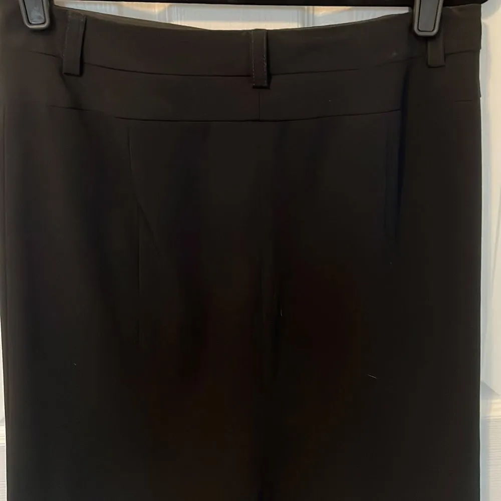 Black flare mini nwt poleci size 4 belt loops zip front - Image 3