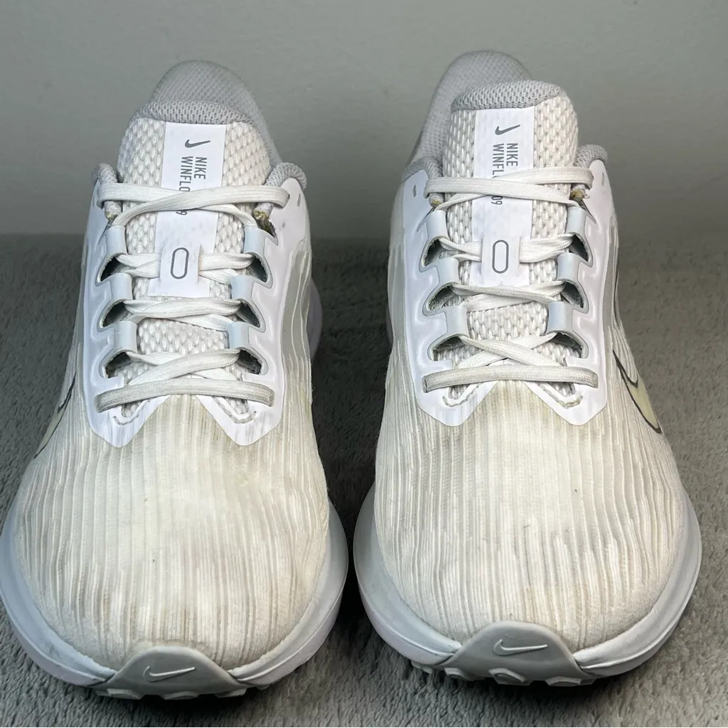 Nike Air Winflo 9 White pure platinum white size8 womens.                 ordrA6 - Image 3