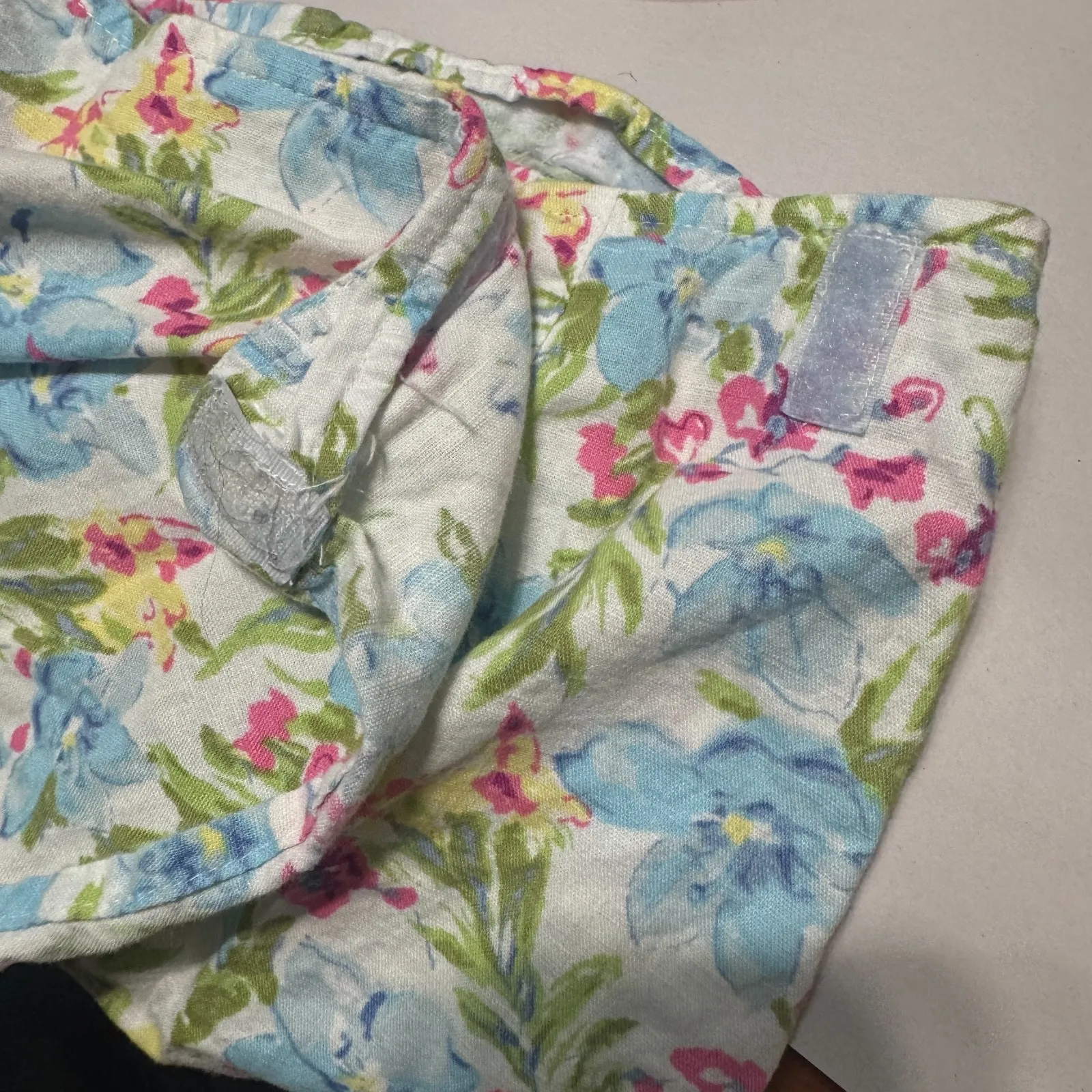 Partners Linen Blend Tennis Skort wrap skirt floral sz 14 pickleball golf preppy White - Image 7