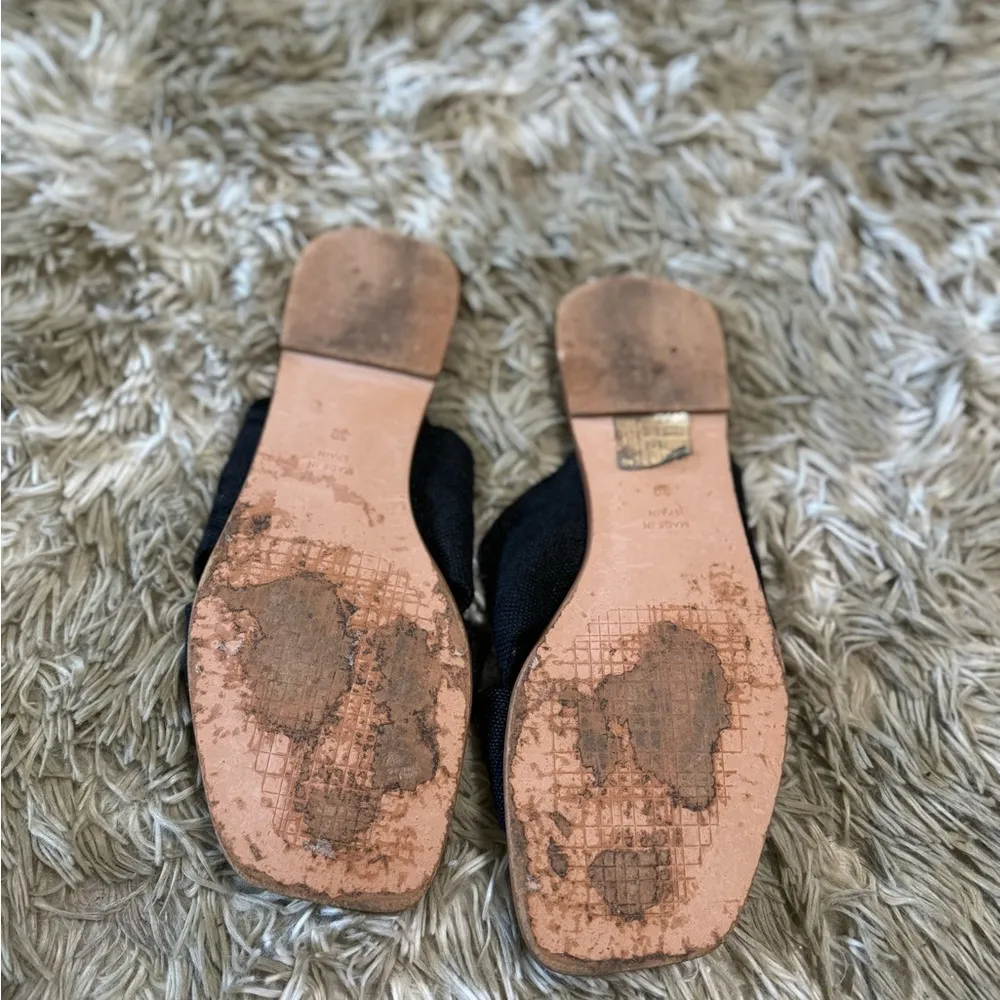 ALOHAS Sandals Black & Tan size 39/8.5 - Image 8