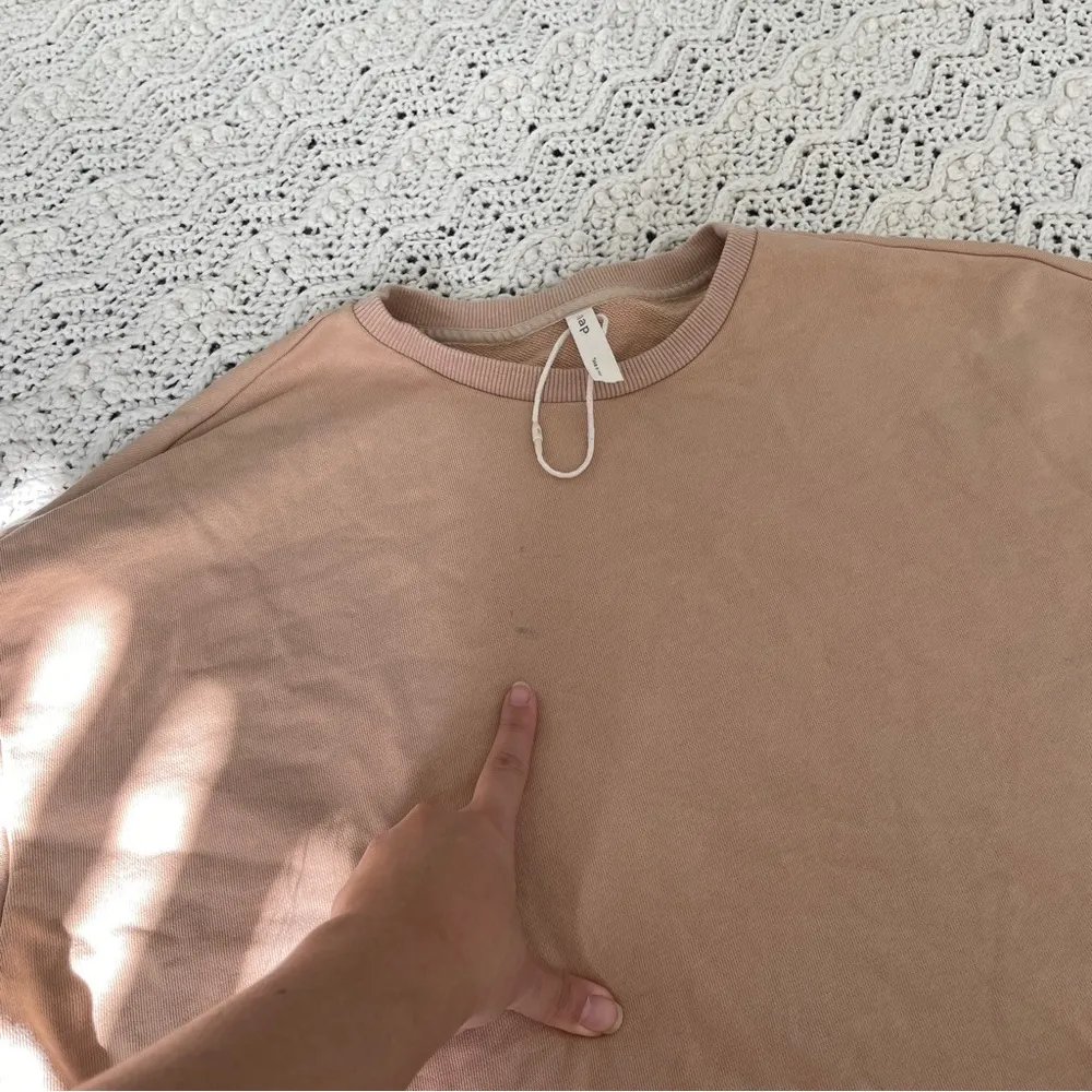 Nap Loungewear Crewneck Cropped Long Sleeve Pullover Sweater Mauve (Medium) Pink - Image 9