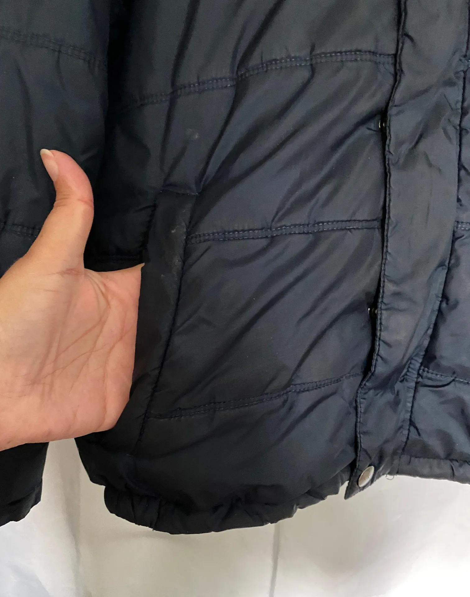 fleece lined winter coat. - Image 7