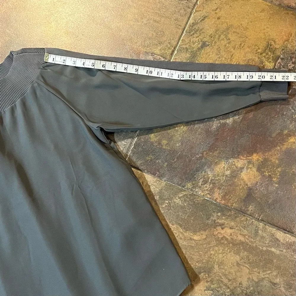 NWT Soft Surroundings Dianthus Chiffon Long Sleeve Tunic Stormy Sky Size Small - Image 5