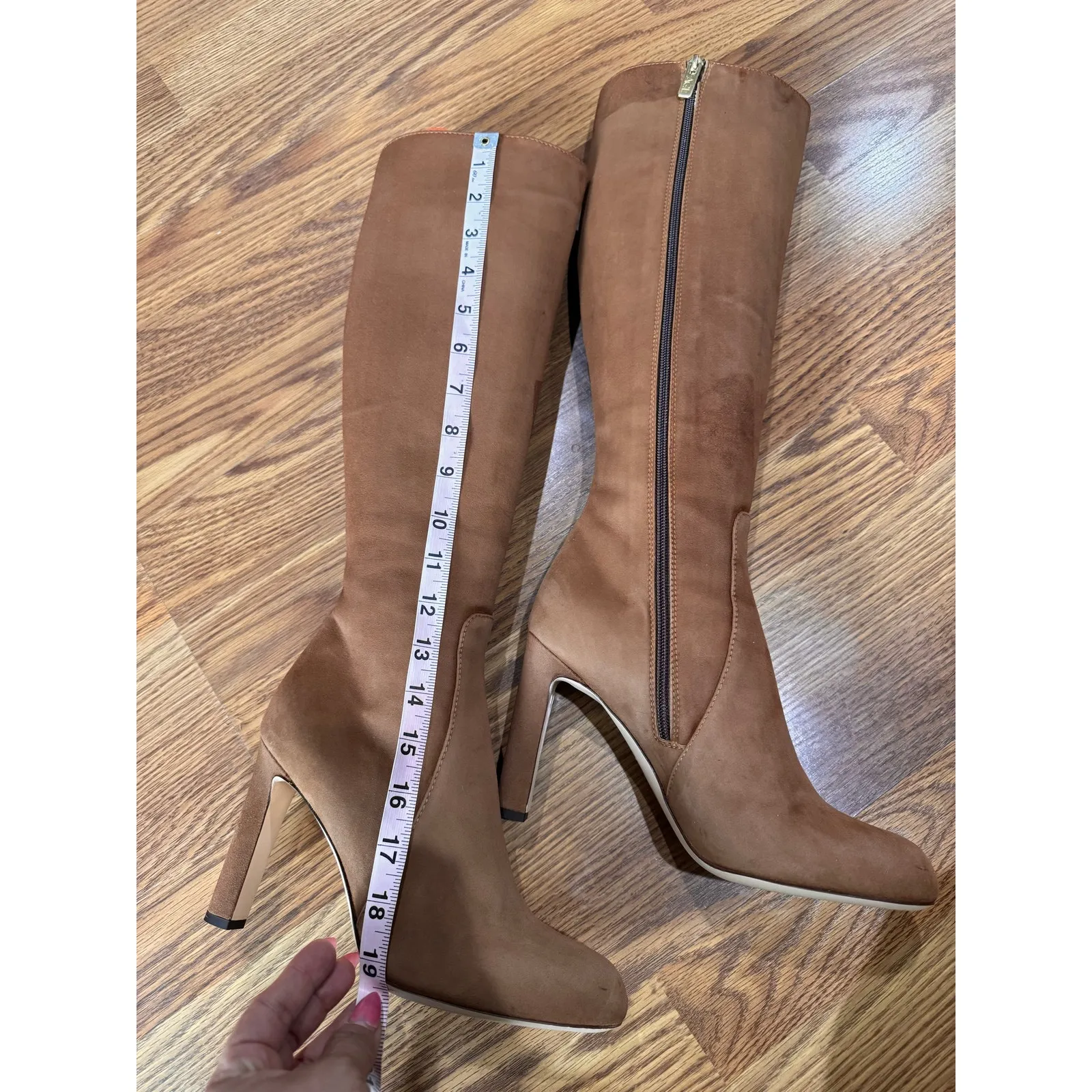 AGL Milly Brown Suede Knee - Image 6