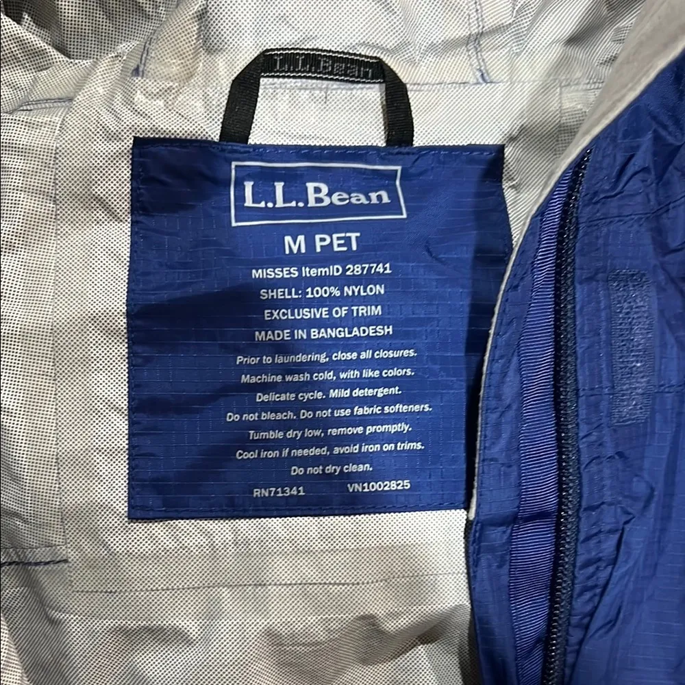 Medium Petite Royal Blue Waterproof Jacket - Image 2