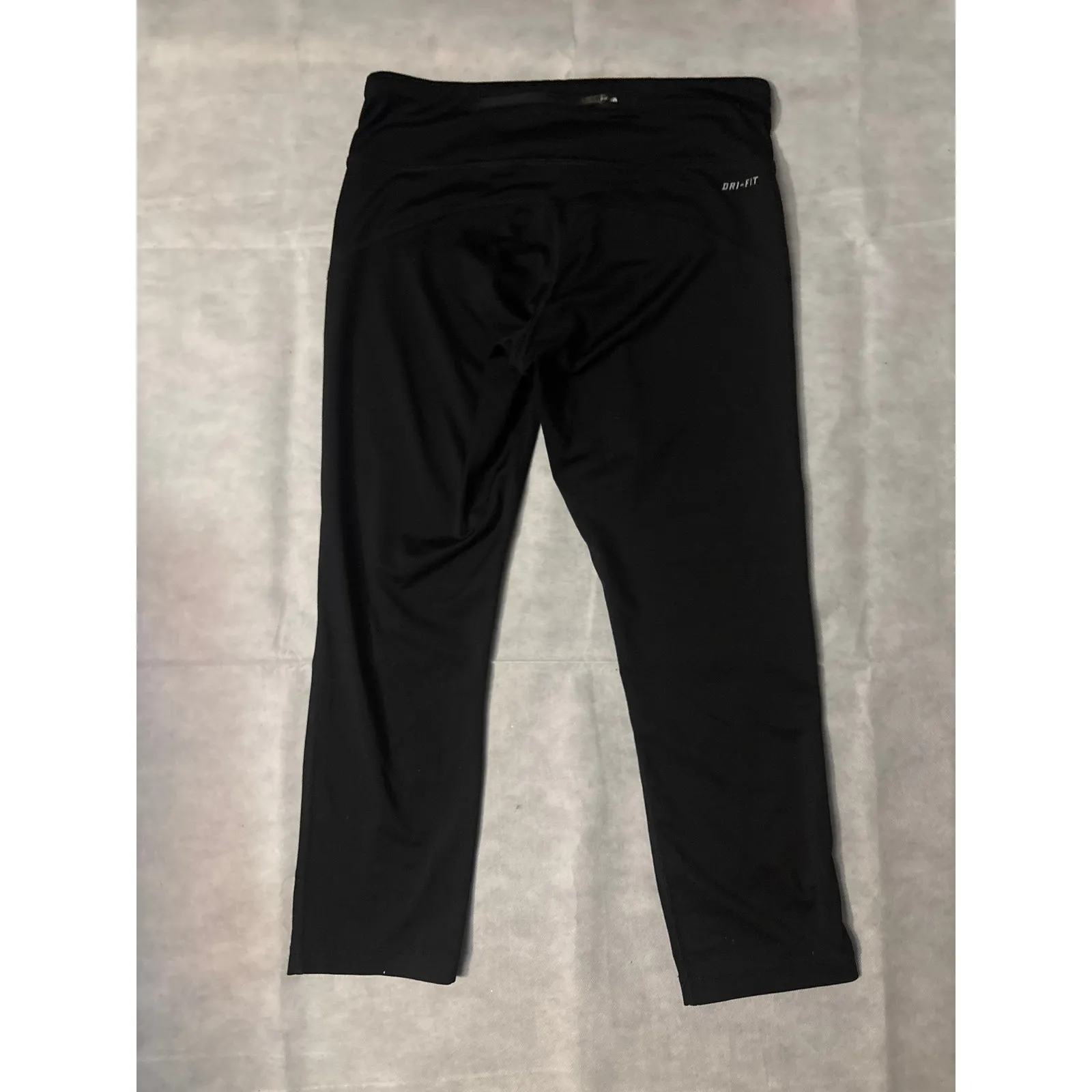 Nike Dri-Fit Black Racer Crop Leggings 2.0  S Athleisure Normcore Sportswear - Image 4