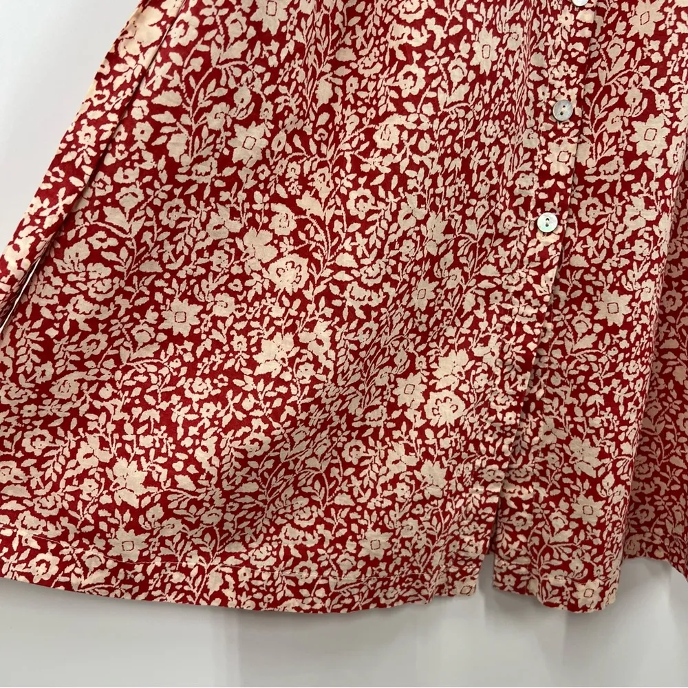 Faherty Carmel Dress In Tandoori Spice Sunrise Floral - Image 15