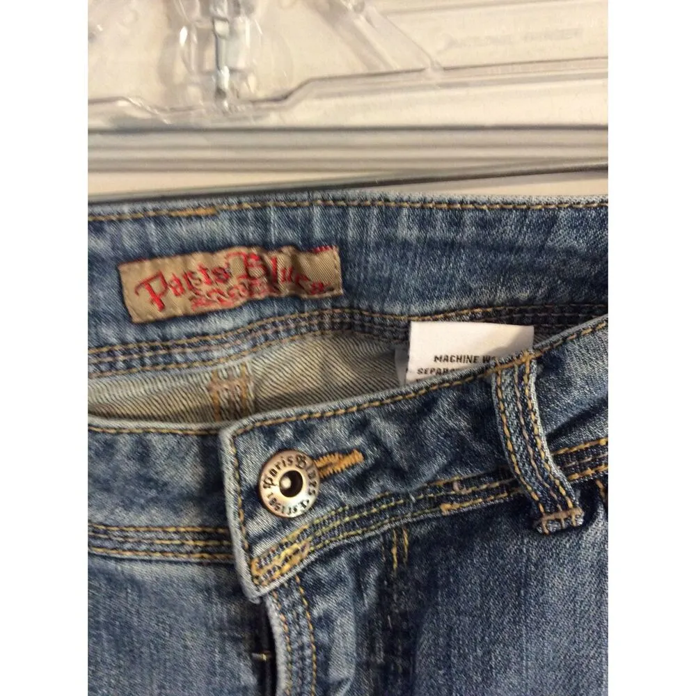 Paris Blues Y2K Vintage Size 11 Flared Jeans Womens Juniors - Image 3