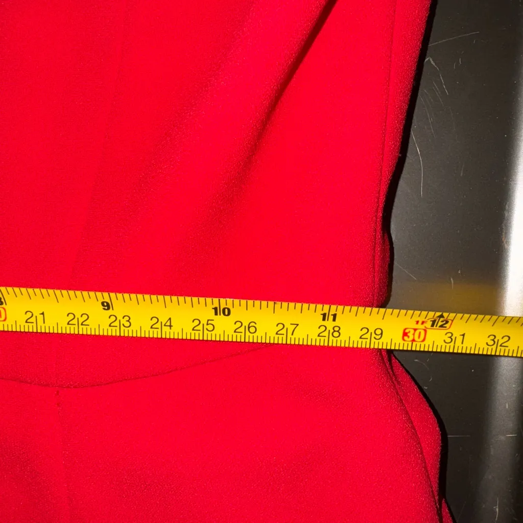 NICHOLAS RTR Piper Asymmetrical Dress‎ Red - Image 9