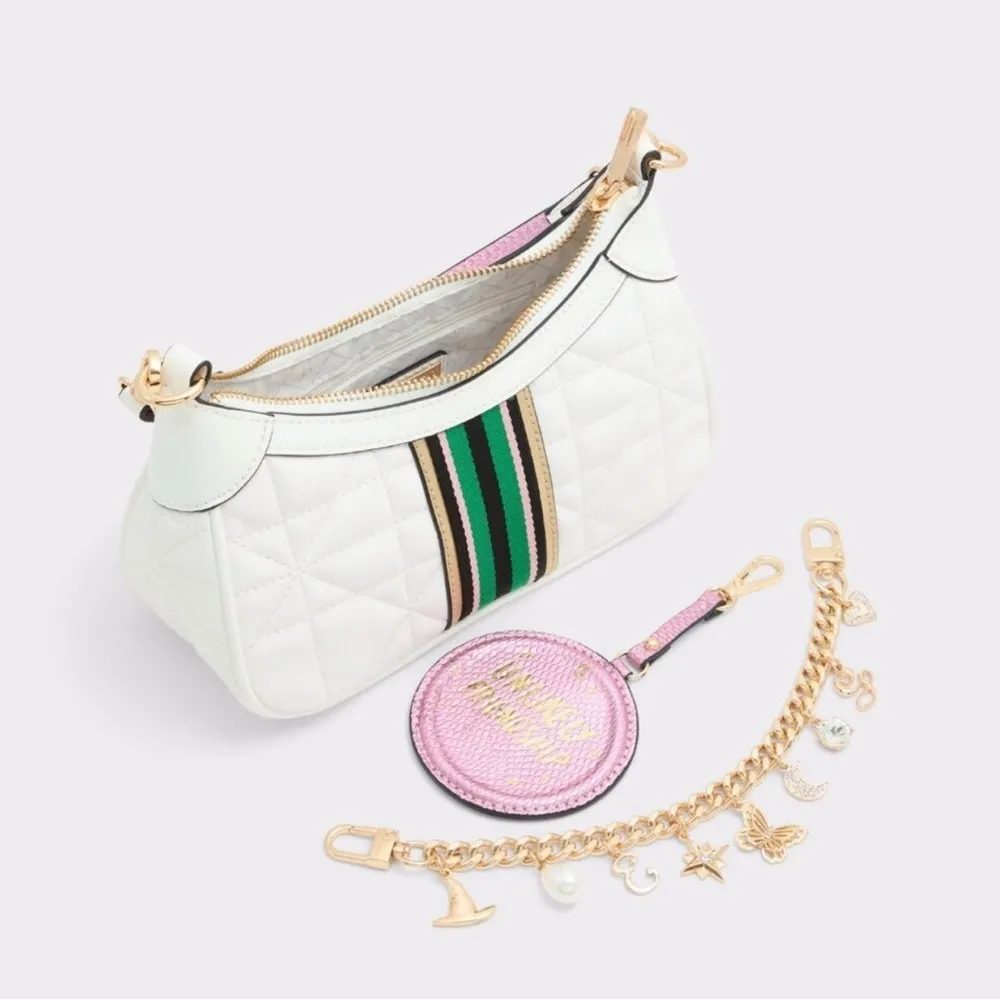 Aldo LE | Wicked Inspired ~ Charms, Crossbody & Pink Dust Bag * Free Socks!! - Image 3