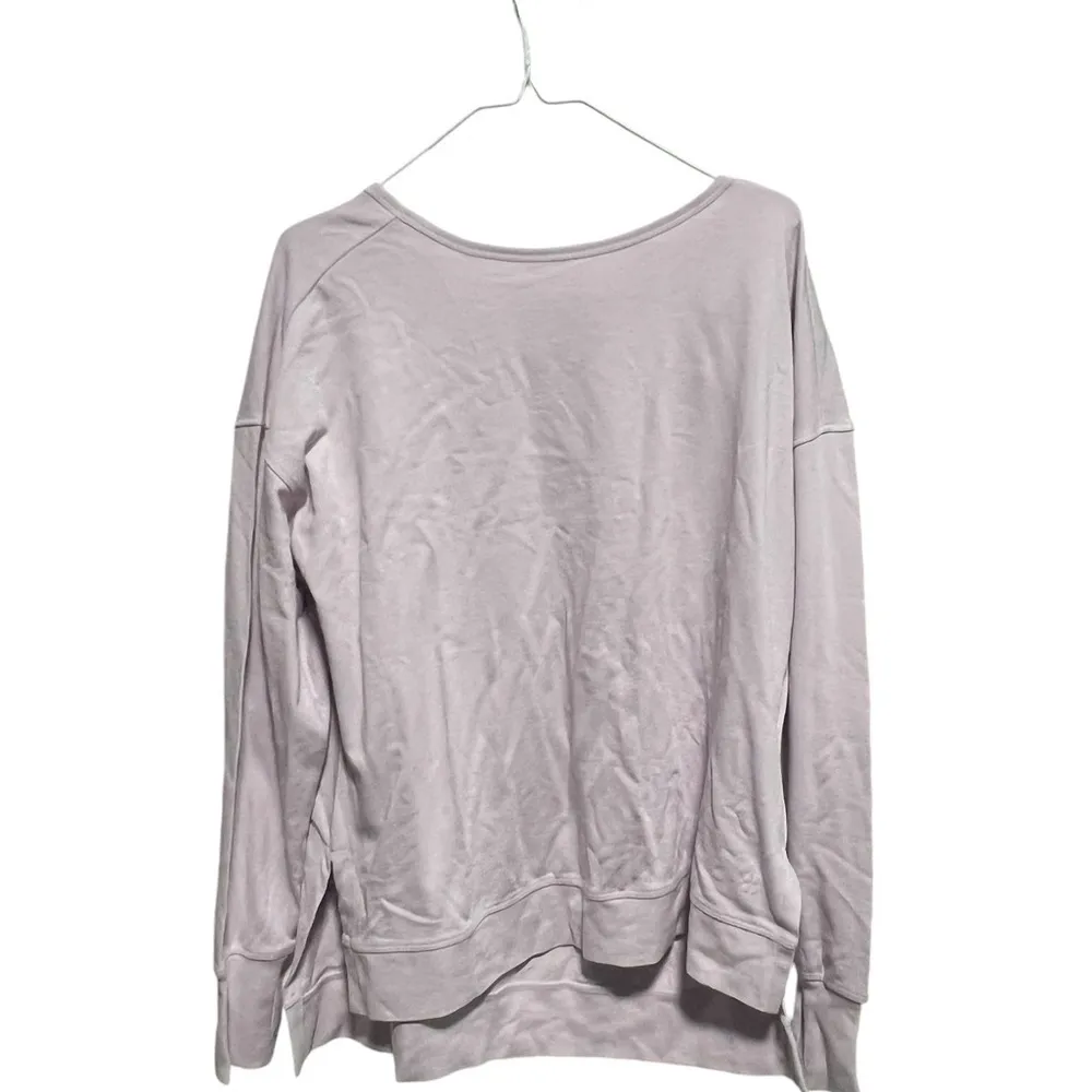 Sweaty Betty After Class Cross Back Sweatshirt, New with Tags, Mistflower Purple - Image 7