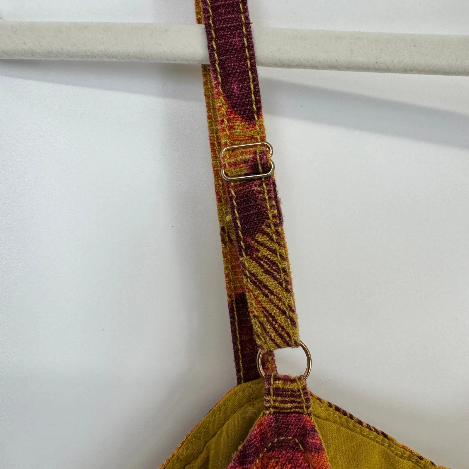 Urban Outfitters Floral Print Mini Dress Cutout Back Sundress Size M - Image 10