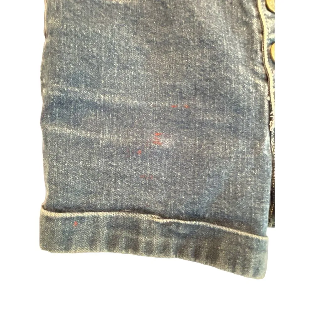 BDG Super High Rise Foxy Button Fly Cuffed Denim Jean Short Shorts 26w - Image 8